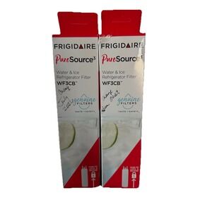 2 PACK Frigdaire WF3CB PureSource 3 Refrigerator Water Filter New Sealed